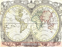Фотопечать карта мира Фото 22